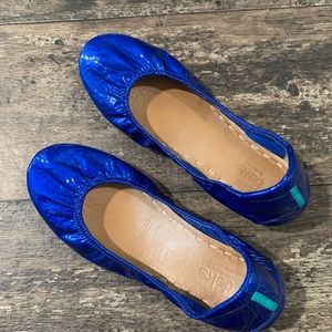Sapphire blue Tieks size 9